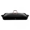 PATELNIA TYTANOWA Z POKRYWĄ 34x34cm BERLINGER HAUS BH-7789 BLACK ROSE